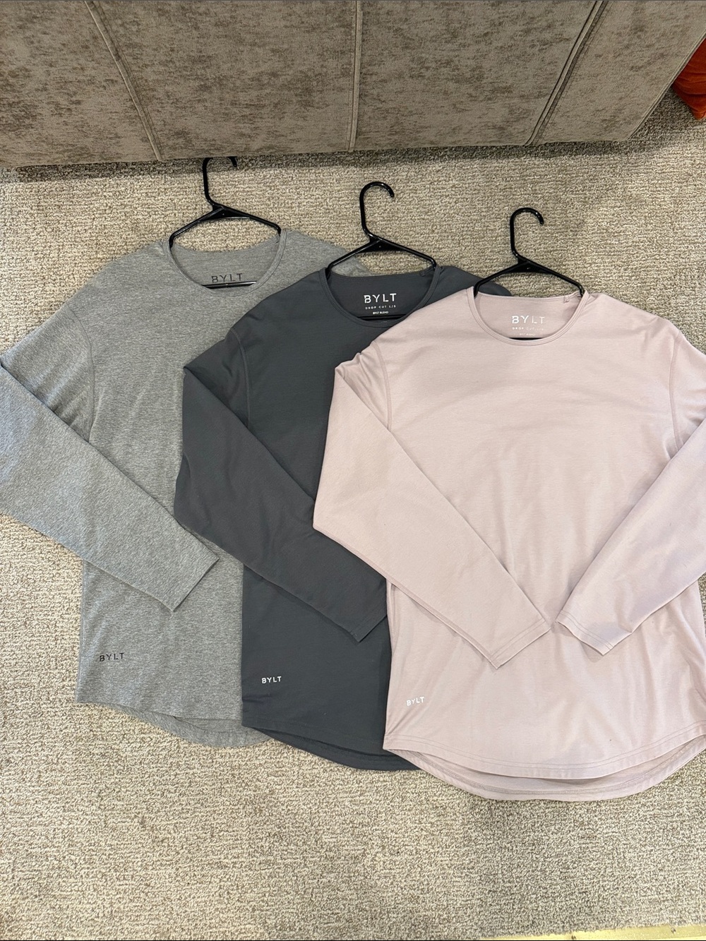 Men’s BYLT drop cut LUX long sleeves